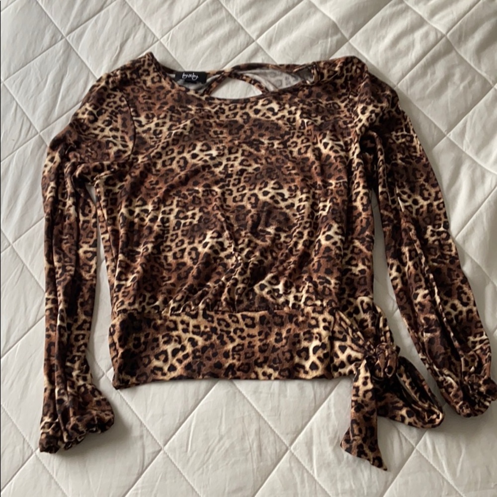 Cheetah print shirt